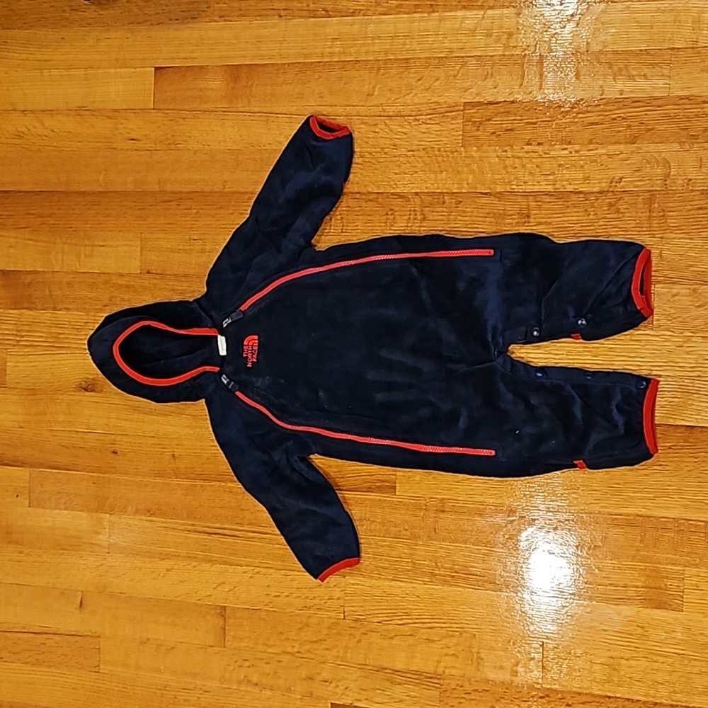 North Face fleece baby bunting size 3-6M